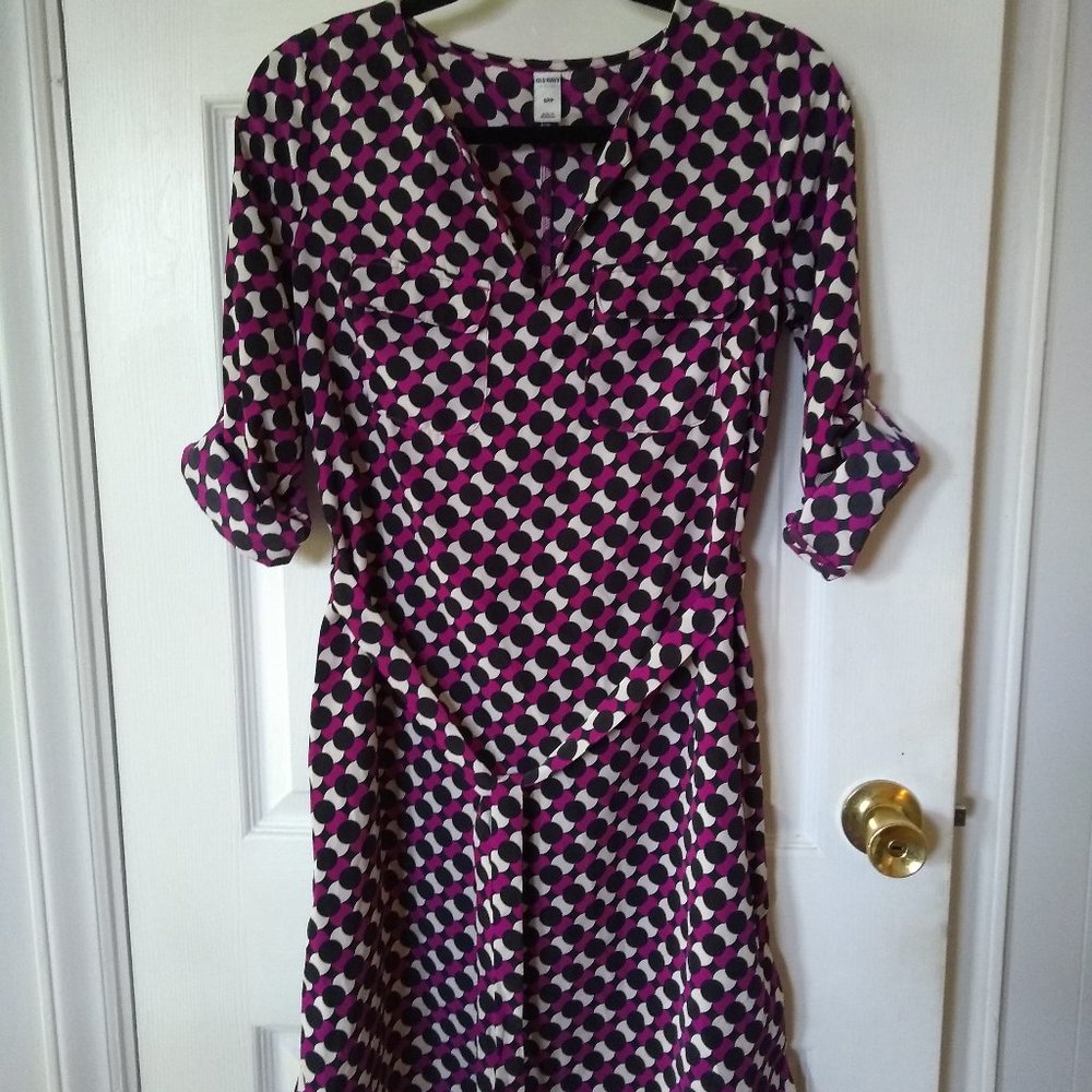 Old Navy Polka Dot Tunic Women Dress Size Small
